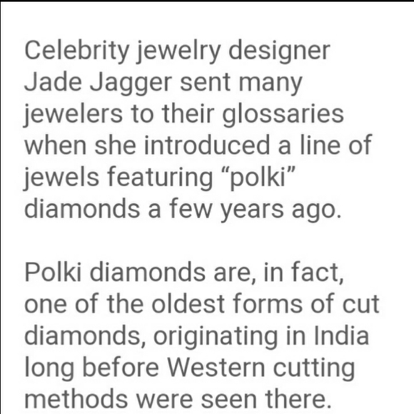 POLKI DIAMOND ARTISAN EARRINGS - Picture 5 of 9